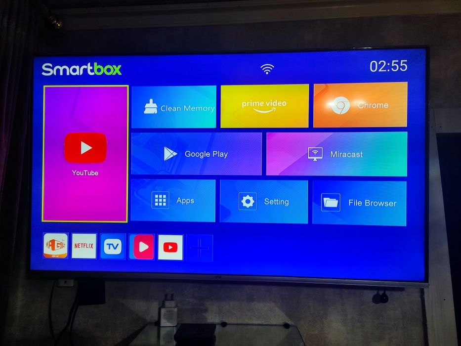 Artel smart emas telivizor 50 lik tv box stick quyilgan 8ga 128 gb lik