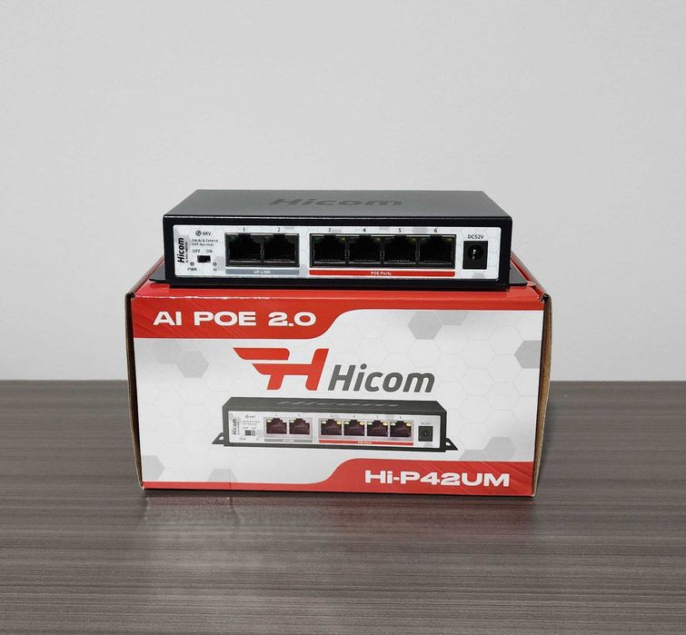 Hicom Ai Poe switchlari 4+2 va 8+2