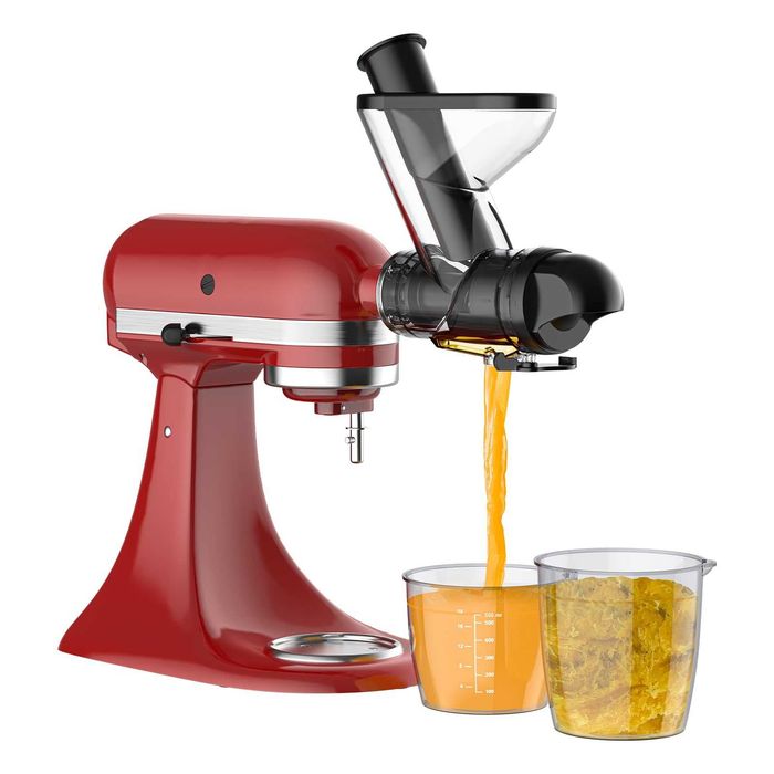 Accesoriu storcător pentru mixer stand KitchenAid, storcător pentru prese la rece, accesoriu storcător cu ax de umplere dublu