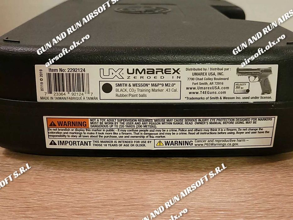 Pistol *MODIFICAT-MAXIM* [21.5 JOULI] PPQ V.2 (Cu Bile De Cauciuc Co2)