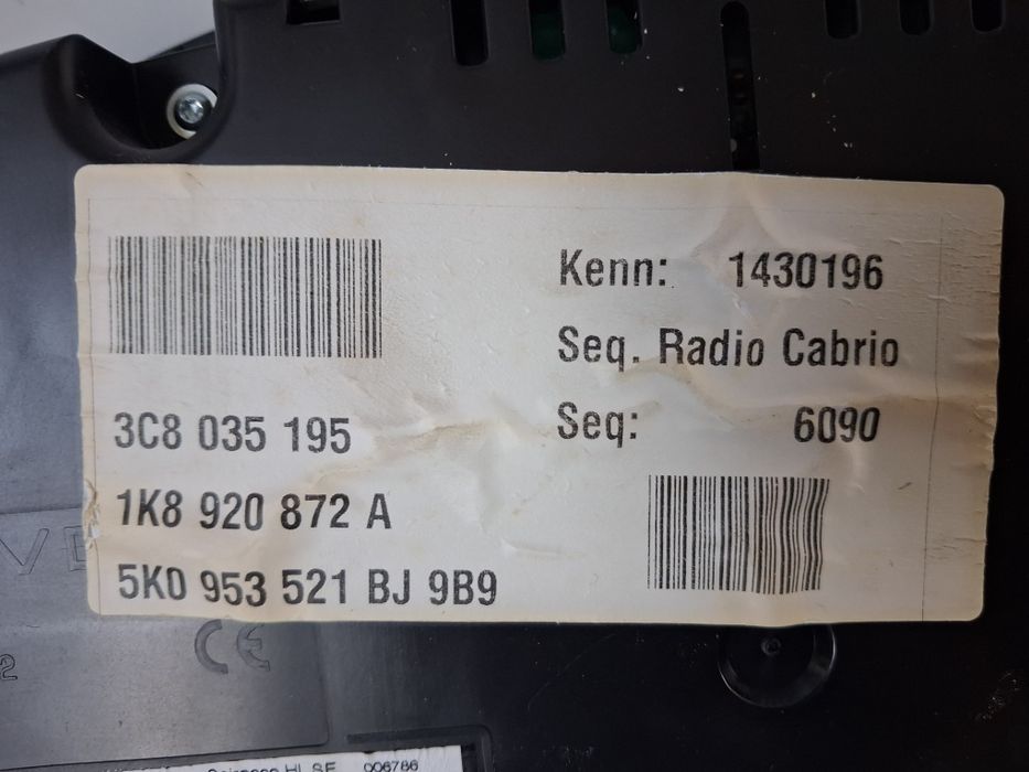 Километраж VW Scirocco 2.0Tdi 2011г.