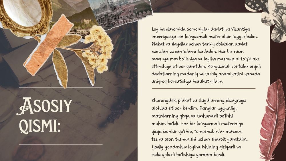 Slayd tayyorlash xizmati