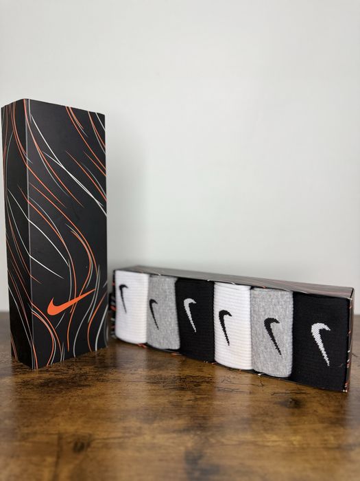 Set 6 perechi sosete nike adidas puma fendindsquared moschino offwhite