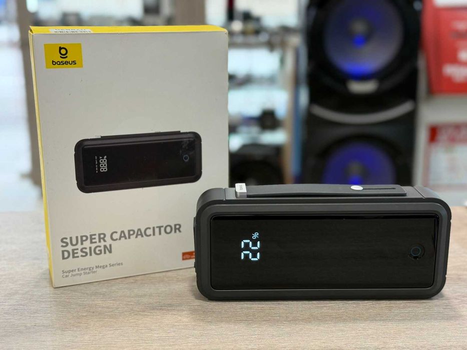 Jump Starter за автомобил Baseus Super Energy Mega 3000A, 12V