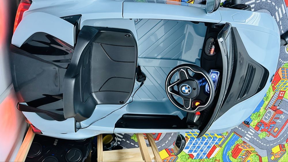 Masina Electrica, Homcom, Licenta BMW I8 Coupe, cu telecomanda, MP3, baterie