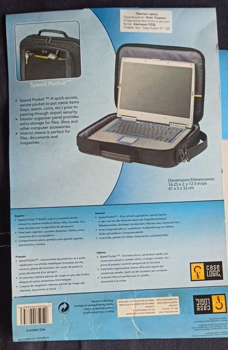 (0лв доставка) Чанта за лаптоп Case Logic