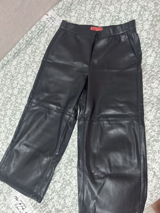 Брюки кожанные ,очень стильная на рост 1,.55-1.60 размер м-л