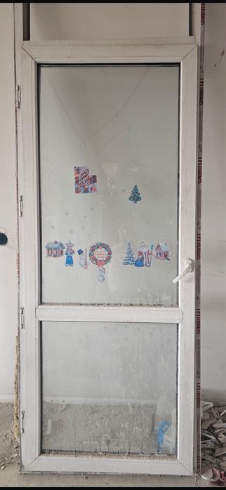 метало-пластиковый витраж