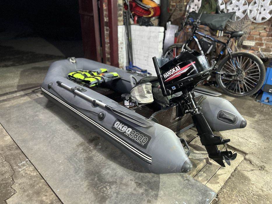 Лодка АКВА 2800 + мотор Hangkai 6 лс