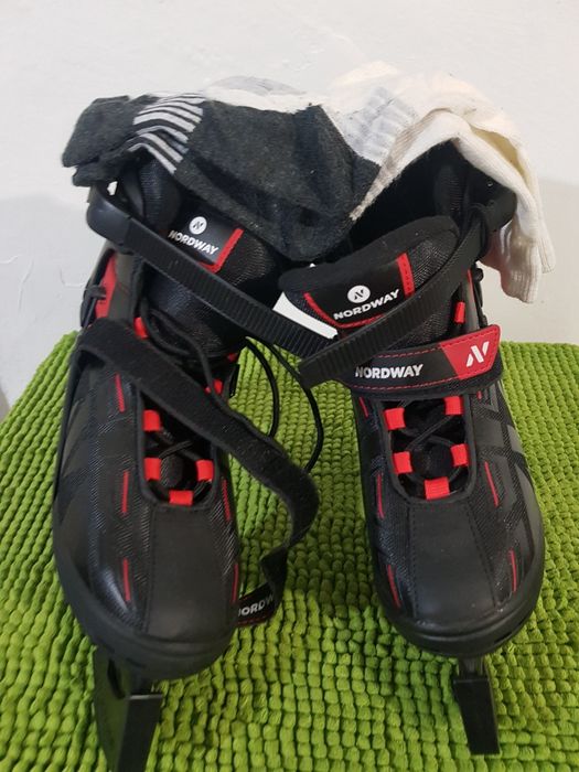 коньки Nordway чёрные, 42 размер