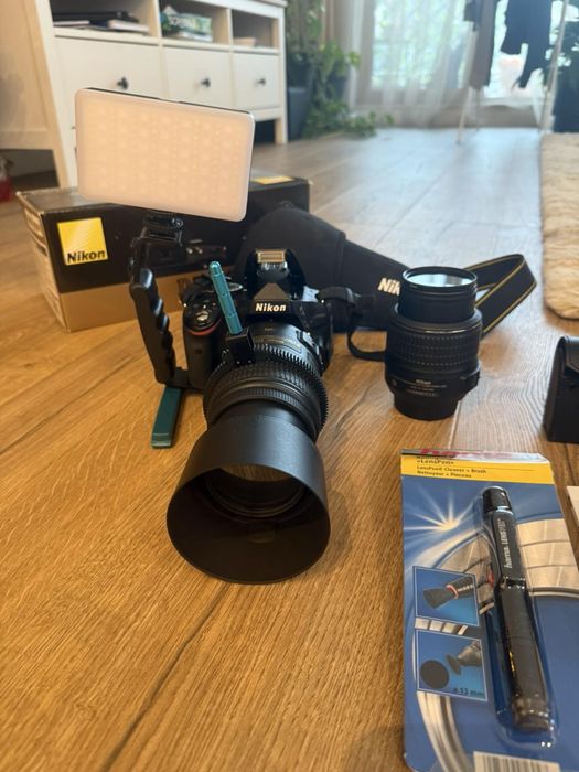 Фотоапарат Nikon d5100 VR с два обектива и филтри и ПОДАРЪК