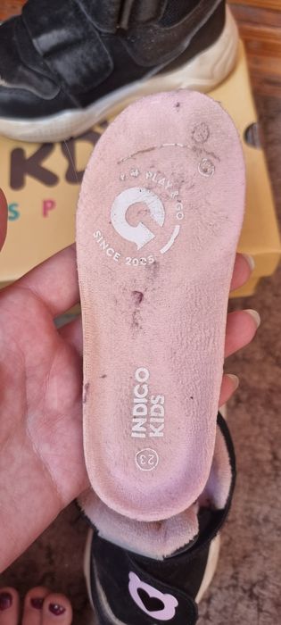 Ботинки индиго для девочки