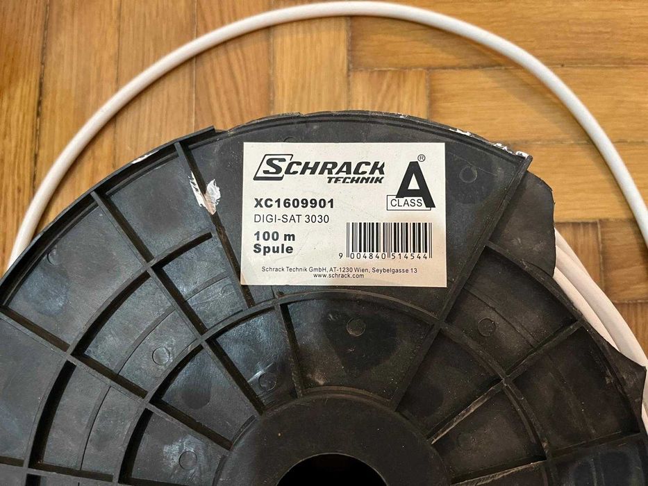 Cablu Coaxial Profesional Schrack DIGI-SAT 3030, Triplu Ecranat