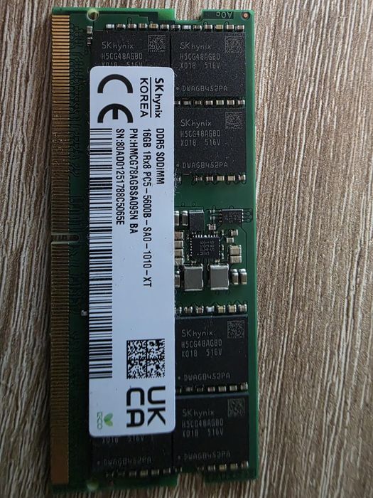 RAM laptop 16GB DDR5 5600MHz SK hynix SO-DIMM