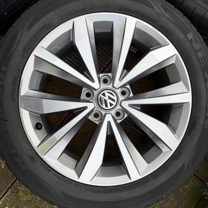 Jante Bicolore Vw T-roc Passat B7 B8 Caddy Golf Sharan 5x112 17"