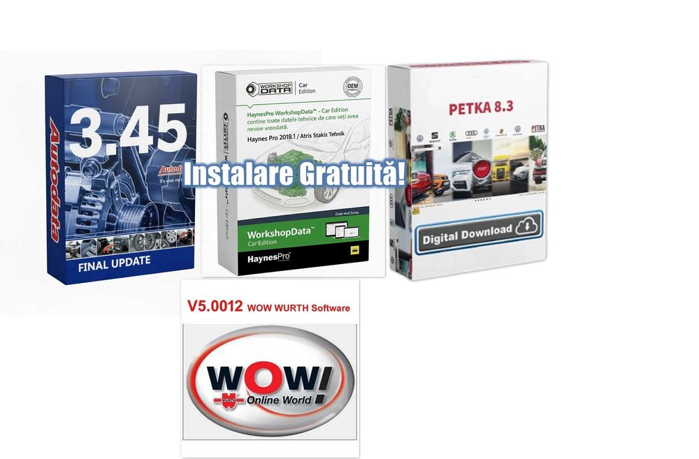 Haynes Pro 2018.1 / Autodata 3.45 / Petka 8.6 2025 / Wow! würth