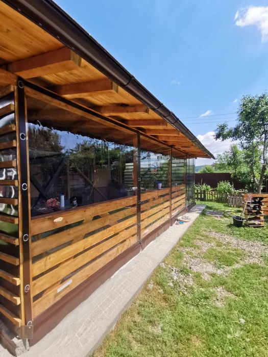 Producător folie terasa transparenta Cristal premium