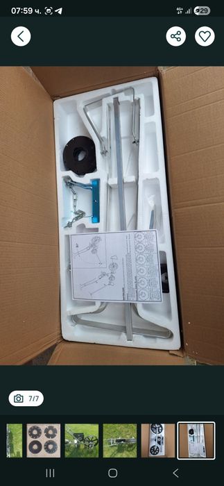 Ръчна едноредова сеялка