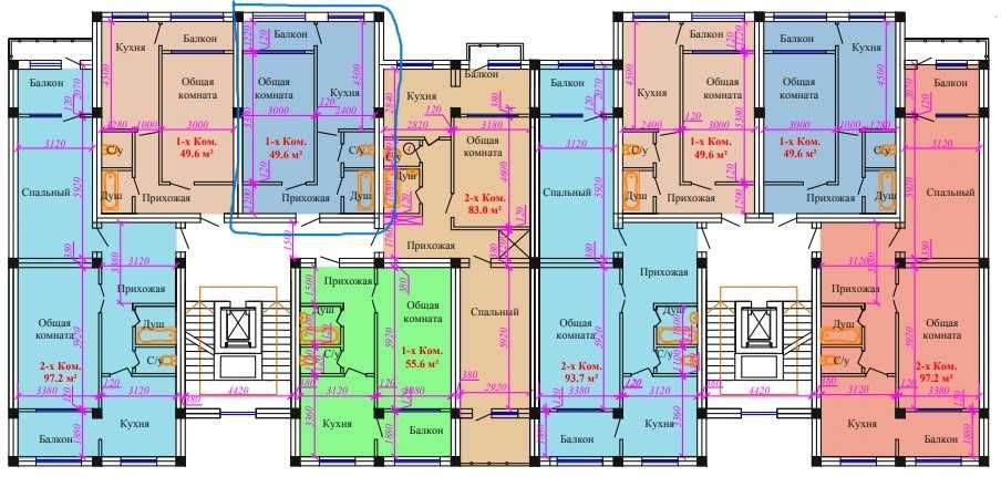 Современный жилой комплекс в 14 микрорайоне