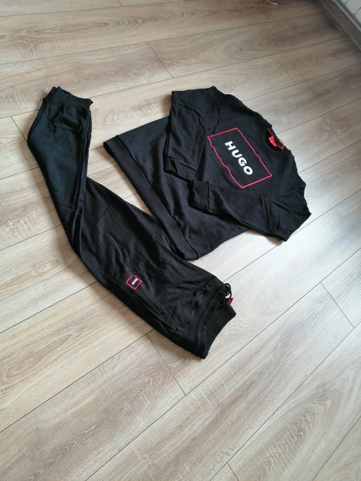 Мъжки спортен екип в черен цвят  S XXL