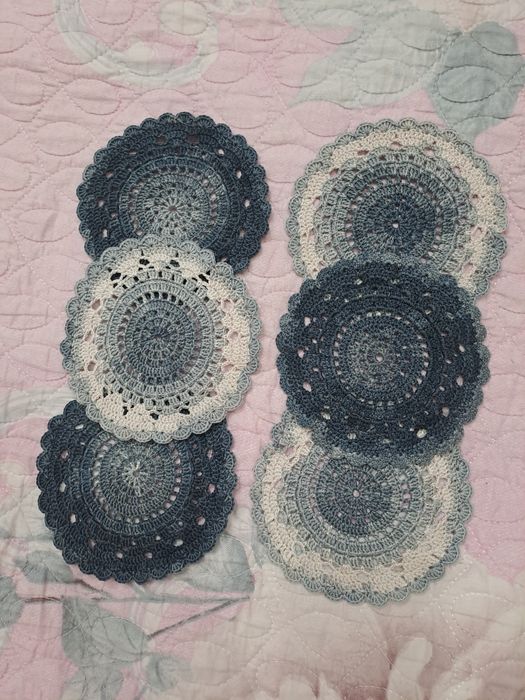Вязаные салфетки