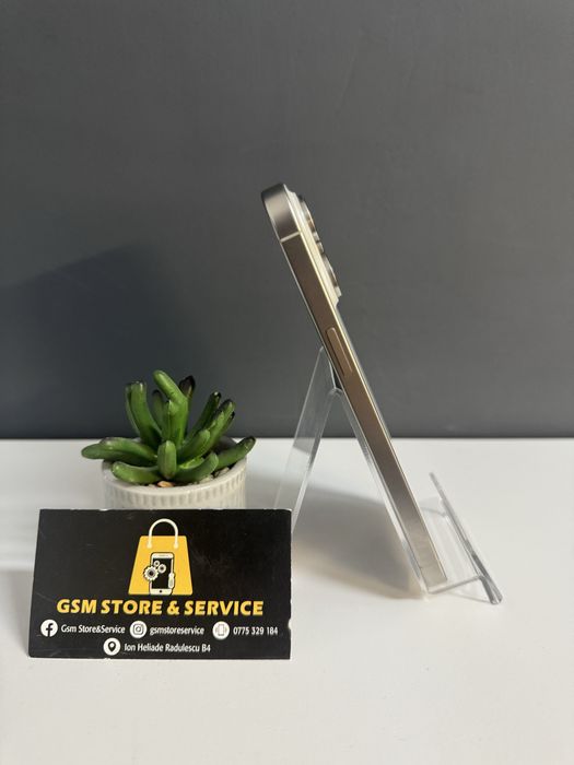 Iphone 15 Pro Max White Titanium 256Gb 2 Ani Garantie Gsm Store&Service