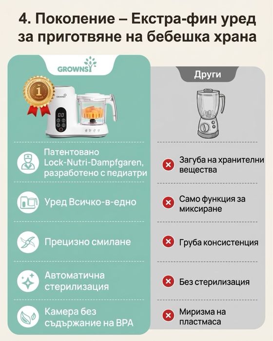 Мултикукър за  здравословна бебешка храна