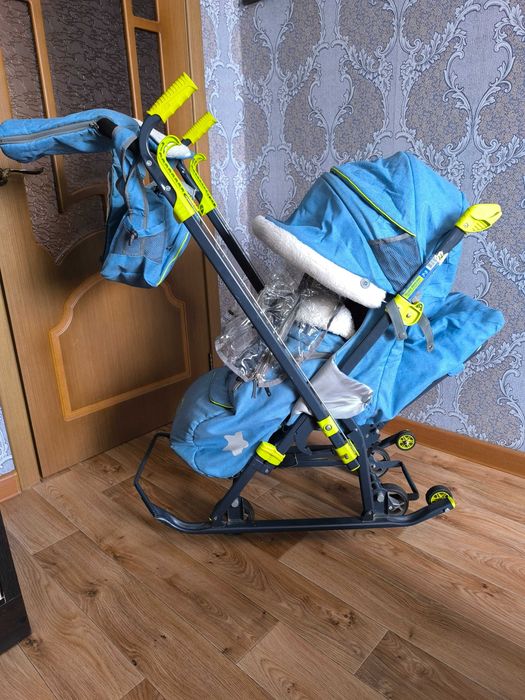 Санки коляска ника 7-3