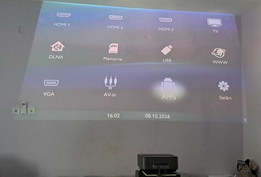 Videoproiector Ultra ShThrow Philips Screeneo HDP1590 Geanta Originala