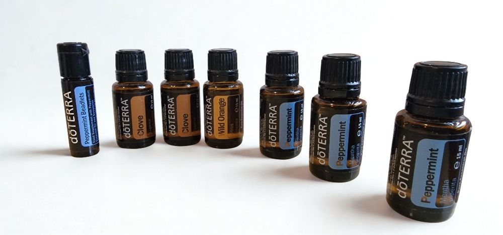 Етерични масла doTERRA – Peppermint, Clove, Wild Orange (6 бр.)