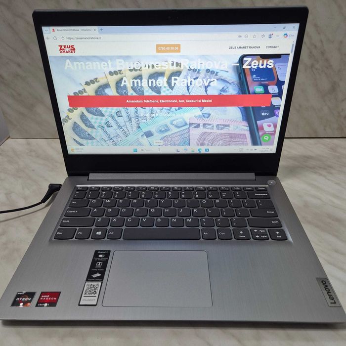 Lenovo IdeaPad3 Ryzen 5 gen 3 8gb 500gb Zeus Amanet Rahova 35129