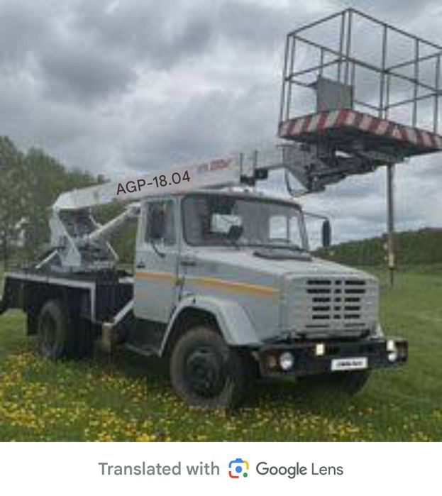 Услуги автовышки с водителем