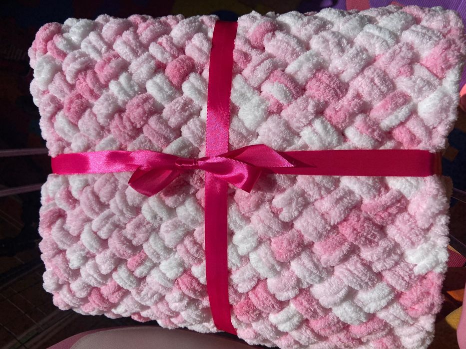 Ръчно плетено одеало