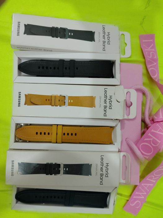 Curea originala Samsung Hybrid Leather Band  M/L 20 mm 3 buc
