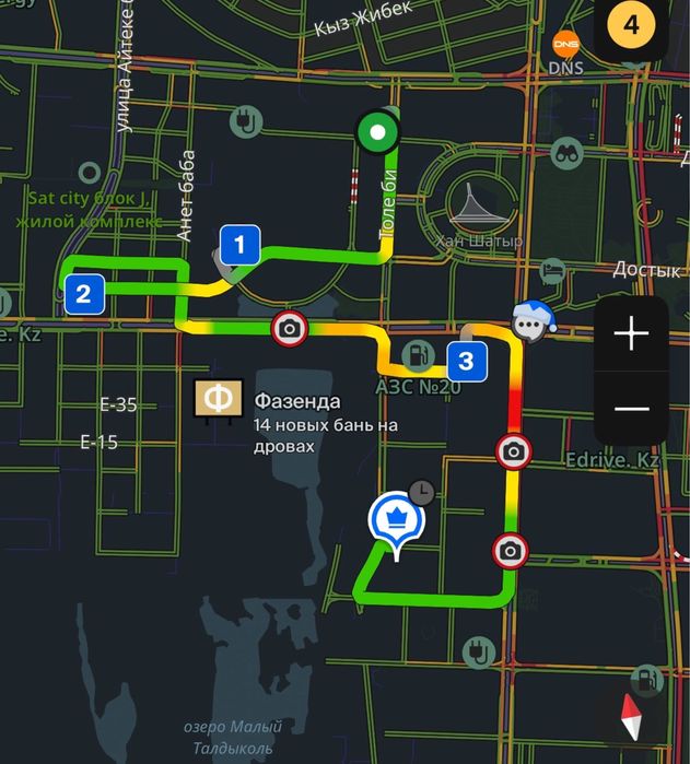 Маршрут школьной развозки — доход 210 000 ₸