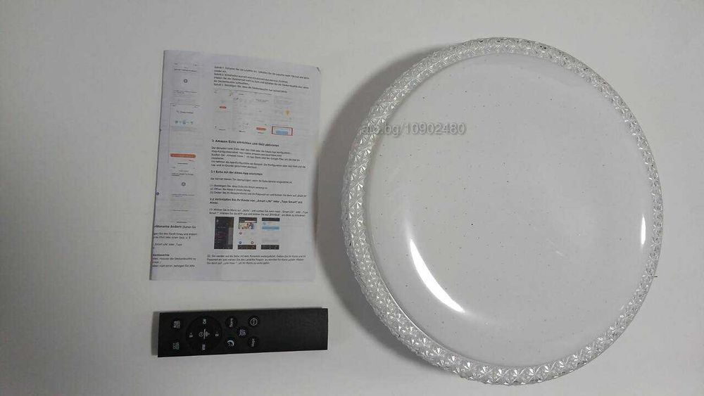 LED плафон, RGB, 24W, дистанционно