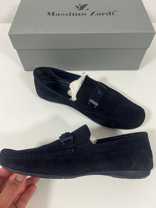 Велурени мокасини Massimo Zardi