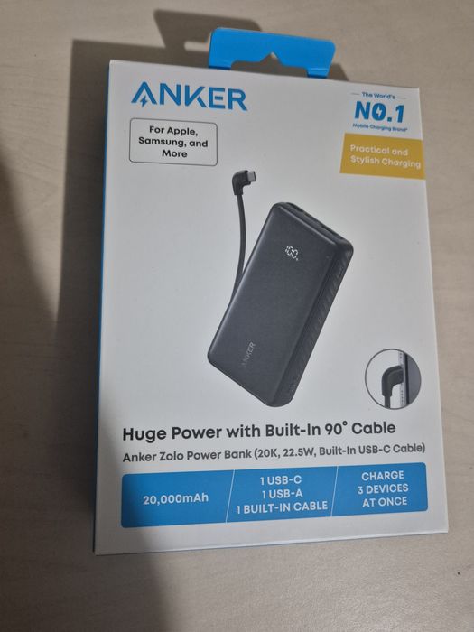 Baterie externa Anker Zolo 20000 mah noua