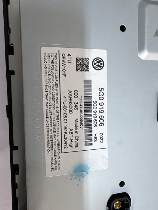 Display navigatie, cod 5G0919605, VW passat VW golf 7