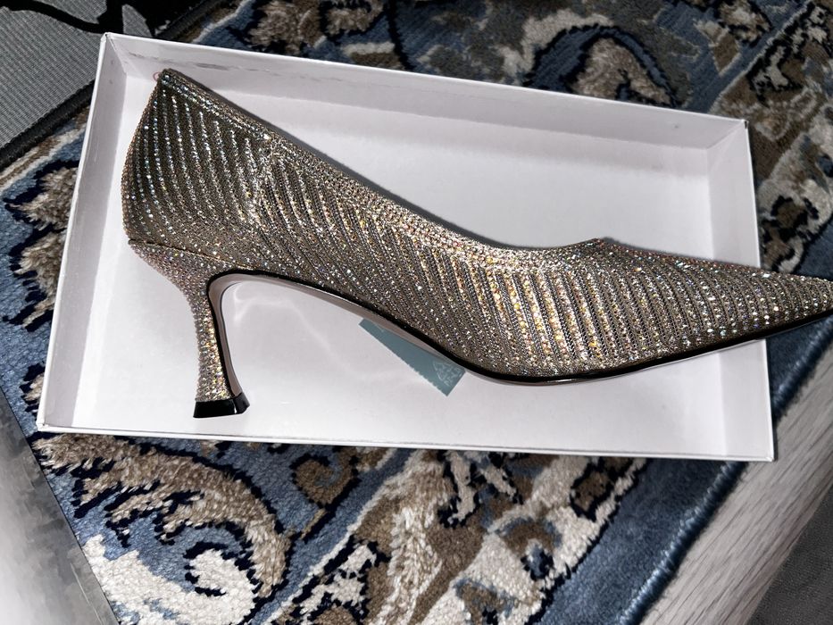 Туфли золотистые