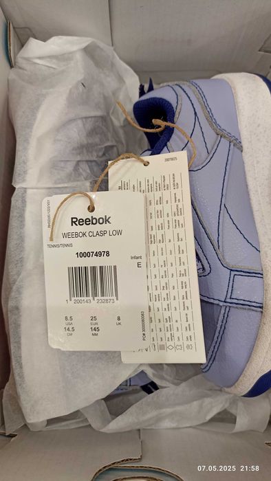 Детски маратонки Reebok, модел Weebok Clasp Low