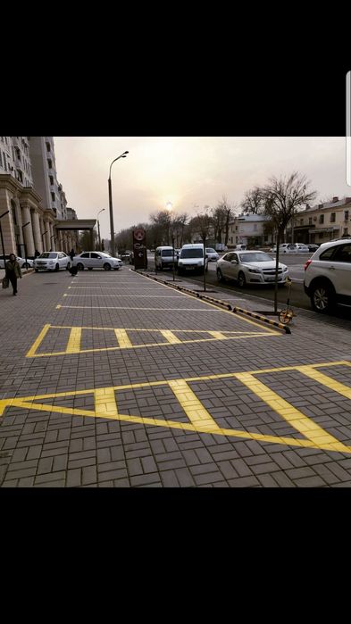 дорожная Разметка холодный пластик а так же дорожной спец краской