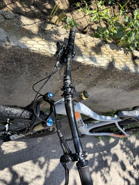 Bmc Карбонов Швейцарски велосипед 29 цола XS размер 1x11 Sram Fox 32 Проходни оси Като нов