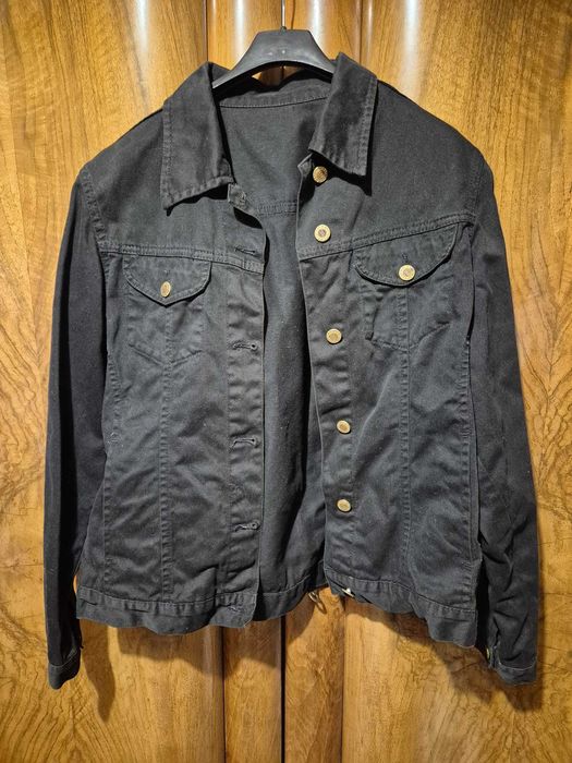 Geacă jeans neagră, măsura L,