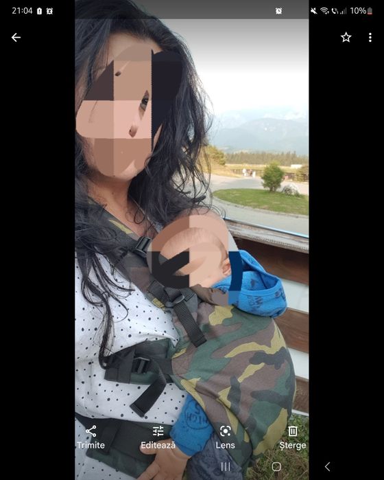 Vand ham/sistem copil facut pe comanda cu protectie de iarna și cadou