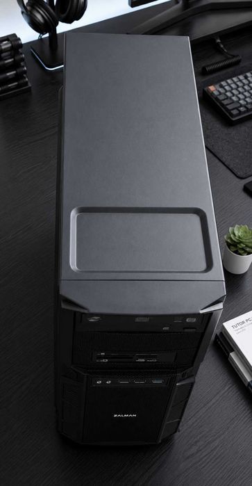 Продавам настолен компютър който става и за игри / i5-7400 / 16GB RAM / GTX 1050 Ti 4GB / 240SSD + 1TB HDD / 550W Захранване be quiet! / Кутия Zalman