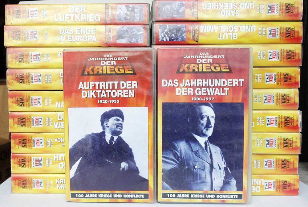Пълна колекция VHS – DAS JAHRHUNDERT DER KRIEGE (100 Jahre Kriege und Konflikte)