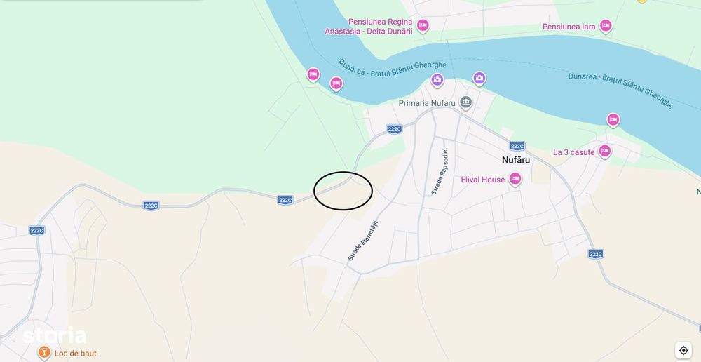 Vând teren în comuna Nufărul (Tulcea)