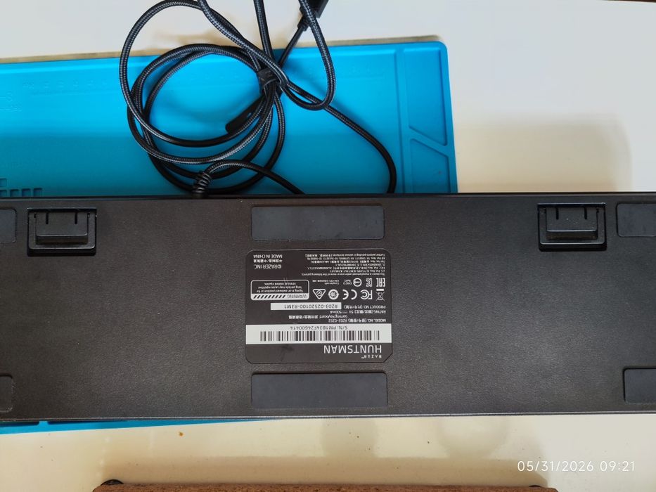 Razer Huntsman Gaming Keyboard – Purple Optical Switches