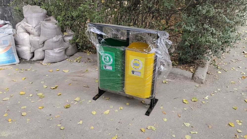 Металлические уличные урны 1, 2, 3 секции